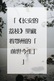 《长安的荔枝》里藏着鄂州的「前世今生」