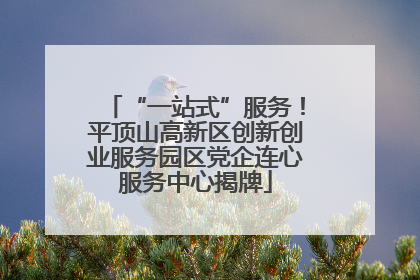“一站式”服务！平顶山高新区创新创业服务园区党企连心服务中心揭牌