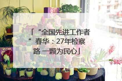 “全国先进工作者”春华：27年检察路 一颗为民心