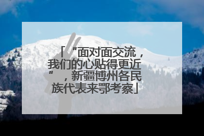 “面对面交流，我们的心贴得更近”，新疆博州各民族代表来鄂考察