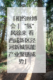 相约丝博会｜“氢”风徐来 看西咸新区泾河新城氢能产业聚链成势