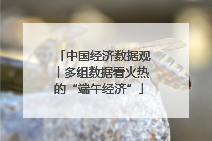 中国经济数据观丨多组数据看火热的“端午经济”