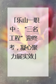 乐山一职中：“三名工程”迎终考，凝心聚力展实效