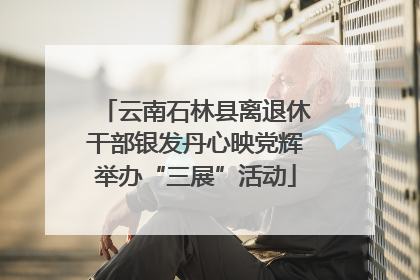 云南石林县离退休干部银发丹心映党辉举办“三展”活动