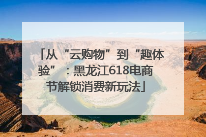 从“云购物”到“趣体验”：黑龙江618电商节解锁消费新玩法