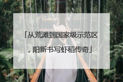 从荒滩到国家级示范区，阳新书写虾稻传奇