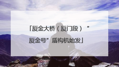 厦金大桥（厦门段）“厦金号”盾构机始发