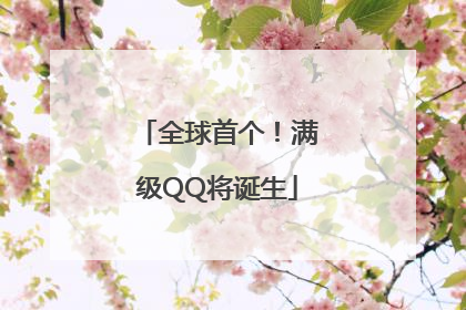 全球首个！满级QQ将诞生