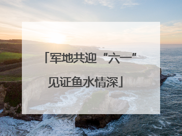 军地共迎“六一” 见证鱼水情深