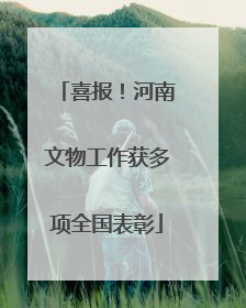 喜报！河南文物工作获多项全国表彰