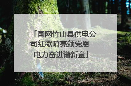 国网竹山县供电公司红歌嘹亮颂党恩 电力奋进谱新章