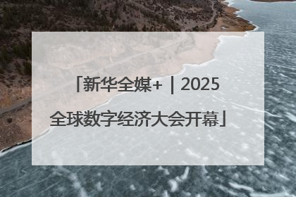 新华全媒+｜2025全球数字经济大会开幕