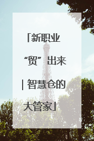 新职业 “贸”出来｜智慧仓的大管家