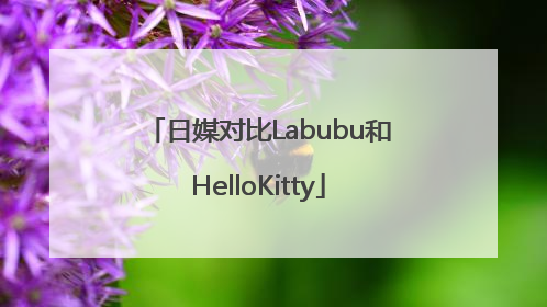 日媒对比Labubu和HelloKitty