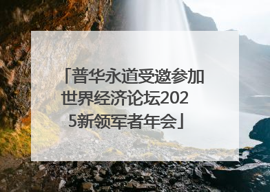 普华永道受邀参加世界经济论坛2025新领军者年会