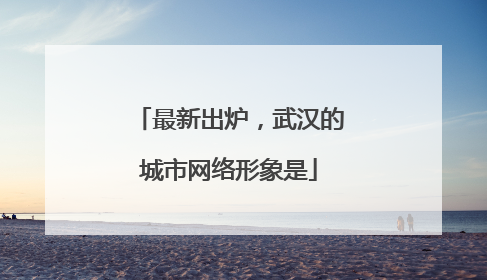 最新出炉，武汉的城市网络形象是