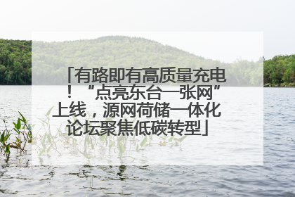 有路即有高质量充电！“点亮东台一张网”上线，源网荷储一体化论坛聚焦低碳转型