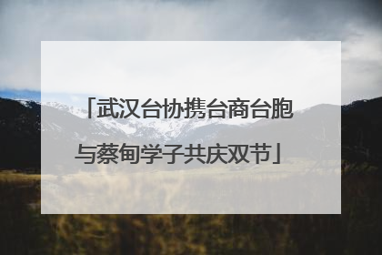 武汉台协携台商台胞与蔡甸学子共庆双节