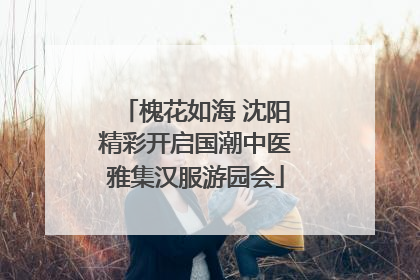 槐花如海 沈阳精彩开启国潮中医雅集汉服游园会