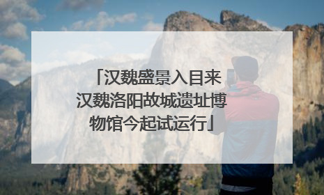 汉魏盛景入目来 汉魏洛阳故城遗址博物馆今起试运行