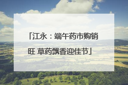 江永：端午药市购销旺 草药飘香迎佳节