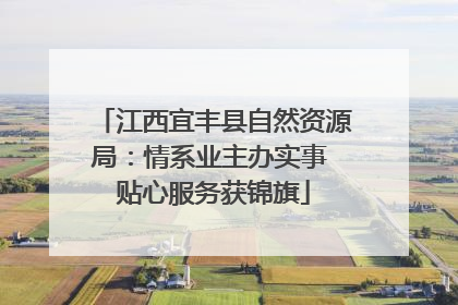 江西宜丰县自然资源局：情系业主办实事 贴心服务获锦旗