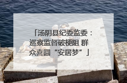 汤阴县纪委监委：巡察监督破梗阻 群众喜圆“安居梦”