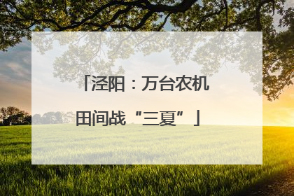 泾阳：万台农机田间战“三夏”