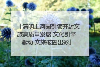 清明上河园引领开封文旅高质量发展 文化引擎驱动 文旅破圈出彩