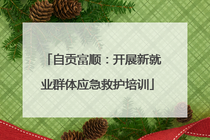 自贡富顺：开展新就业群体应急救护培训