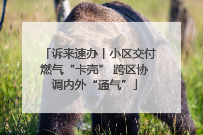 诉来速办丨小区交付燃气“卡壳” 跨区协调内外“通气”