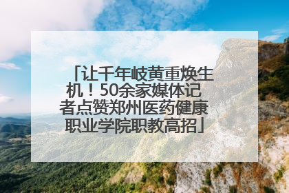 让千年岐黄重焕生机！50余家媒体记者点赞郑州医药健康职业学院职教高招