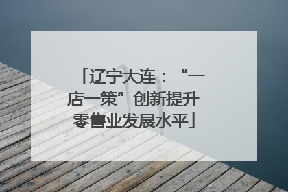 辽宁大连：“一店一策”创新提升零售业发展水平
