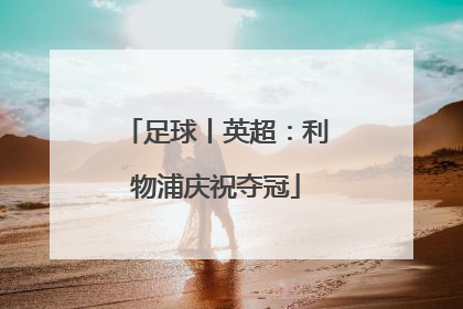 足球丨英超：利物浦庆祝夺冠