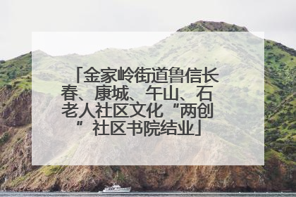 金家岭街道鲁信长春、康城、午山、石老人社区文化“两创”社区书院结业