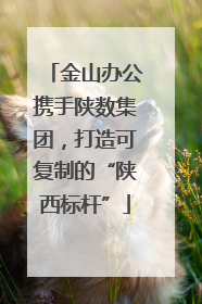 金山办公携手陕数集团，打造可复制的“陕西标杆”