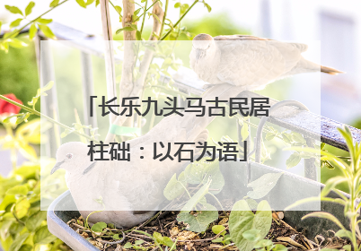 长乐九头马古民居柱础：以石为语