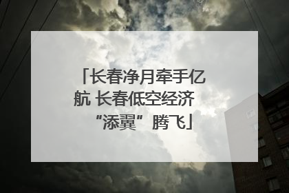 长春净月牵手亿航 长春低空经济“添翼”腾飞