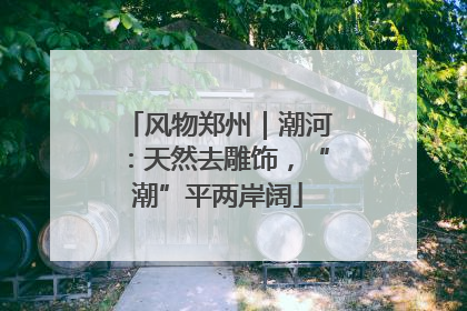 风物郑州｜潮河：天然去雕饰，“潮”平两岸阔