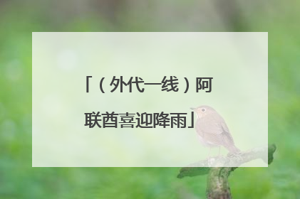 （外代一线）阿联酋喜迎降雨