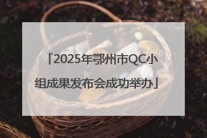 2025年鄂州市QC小组成果发布会成功举办