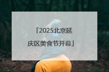 2025北京延庆区美食节开幕