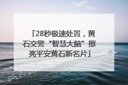 28秒极速处置，黄石交警“智慧大脑”擦亮平安黄石新名片