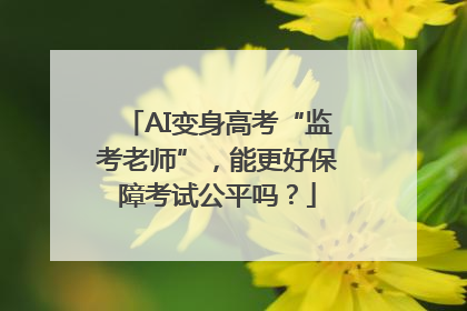 AI变身高考“监考老师”，能更好保障考试公平吗？