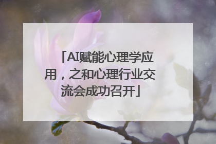AI赋能心理学应用，之和心理行业交流会成功召开